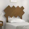 Image de Tête De Lit Marron Miel 92x3x81 Cm Bois Massif De Pin Vidaxl
