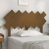 Image de Tête De Lit Marron Miel 122,5x3x80,5 Cm Bois Massif De Pin Vidaxl