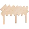 Image de Tête De Lit 151,5x3x81 Cm Bois Massif De Pin Vidaxl