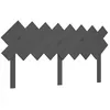 Image de Tête De Lit Gris 159,5x3x80,5 Cm Bois Massif De Pin Vidaxl