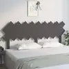Image de Tête De Lit Gris 178x3x80,5 Cm Bois Massif De Pin Vidaxl