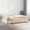 Image de Cadre De Lit Sans Matelas Avec Tiroirs 90x200 Cm Vidaxl