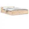 Image de Vidaxl cadre de lit sans matelas avec tiroirs