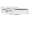 Image de Vidaxl cadre de lit sans matelas avec tiroirs blanc 140x190 cm