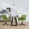 Image de Chaises Pivotantes À Manger Lot De 2 Vert Clair Velours Vidaxl