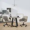 Image de Chaises Pivotantes À Manger Lot De 2 Gris Clair Velours Vidaxl