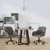 Image de Chaises Pivotantes À Manger Lot De 2 Gris Foncé Velours Vidaxl