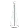 Image de Arbre De Noël Cône 108 Led Blanc Froid 70x180 Cm Vidaxl