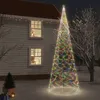 Image de Sapin De Noël Avec Piquet 3000 Led Colorées 800 Cm Vidaxl