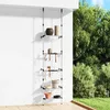 Image de Support De Jardin Télescopique À 3 Étagères Argenté Aluminium Vidaxl