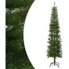Image de Sapin De Noël Artificiel Mince Avec Support 240 Cm Pe Vidaxl