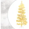 Image de Arbre De Noël Hélicoïdal Pré-éclairé Et Support Blanc 180cm Pvc Vidaxl
