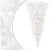 Image de vidaXL Sapin de Noël artificiel renversé avec support Blanc 120 cm 344665