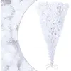 Image de Sapin De Noël Artificiel Renversé Avec Support Blanc 210 Cm Vidaxl