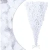 Image de Sapin De Noël Artificiel Renversé Avec Support Blanc 240 Cm Vidaxl