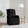 Image de Fauteuil De Massage Noir Similicuir Vidaxl