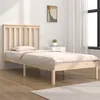 Image de Cadre De Lit Sans Matelas Bois Massif Vidaxl