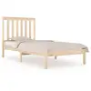 Image de Vidaxl cadre de lit sans matelas bois massif