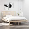 Image de Cadre De Lit Sans Matelas Bois Massif Vidaxl