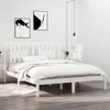 Image de vidaXL Cadre de lit sans matelas blanc bois massif 140x200 cm 3104064