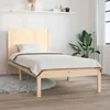 Image de vidaXL Cadre de lit sans matelas 90x190 cm bois massif 3104118