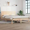 Image de Cadre De Lit Sans Matelas 135x190 Cm Bois Massif Vidaxl