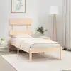 Image de Cadre De Lit Sans Matelas 90x190 Cm Bois Massif Vidaxl