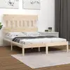 Image de Cadre De Lit Sans Matelas 120x200 Cm Bois Massif Vidaxl