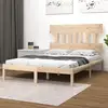 Image de Cadre De Lit Sans Matelas 140x200 Cm Bois Massif Vidaxl