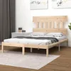 Image de Cadre De Lit Sans Matelas 150x200 Cm Bois Massif Vidaxl