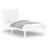 Image de Cadre De Lit Sans Matelas Blanc 90x200 Cm Bois De Pin Massif Vidaxl
