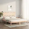 Image de Cadre De Lit Sans Matelas 160x200 Cm Bois Massif Vidaxl