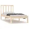 Image de Vidaxl cadre de lit sans matelas 75x190 cm bois de pin massif