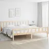 Image de Cadre De Lit Sans Matelas Bois Massif 160x200 Cm Vidaxl