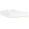 Image de Vidaxl cadre de lit sans matelas blanc bois massif 180x200 cm