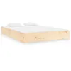 Image de Cadre De Lit Sans Matelas Bois Massif 160x200 Cm Vidaxl