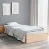 Image de vidaXL Cadre de lit Bois massif 90x190 cm Simple 820067