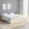 Image de Cadre De Lit Sans Matelas Bois Massif 120x190 Cm Vidaxl