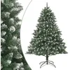 Image de vidaXL Sapin de Noël artificiel avec support 210 cm PVC 345162