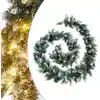 Image de Guirlande De Noël Avec Lumières Led Vert 2,7 M Pvc Vidaxl