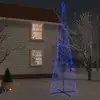 Image de Arbre De Noël Cône 3000 Led Bleues 230x800 Cm Vidaxl