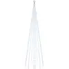 Image de Sapin De Noël Sur Mât De Drapeau 310 Led Blanc Froid 300 Cm Vidaxl