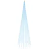 Image de Sapin De Noël Sur Mât De Drapeau 1134 Led Bleues 800 Cm Vidaxl