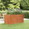 Image de Lit Surélevé De Jardin Rouillé 160x80x77 Cm Acier Corten Vidaxl
