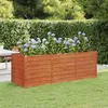 Image de vidaXL Lit Surélevé de Jardin Jardinière dExtérieur Pot de Fleurs Bac à Plantes Boîte de Plantation Balcon Patio 151961