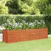 Image de vidaXL Lit Surélevé de Jardin Jardinière dExtérieur Pot de Fleurs Bac à Plantes Boîte de Plantation Balcon Patio 151963