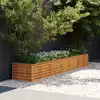 Image de Jardinière Surélevée 291 X 50 X 36 Cm Acier Corten Vidaxl