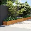 Image de Lit surélevé de jardin 1152x50x36 cm acier corten