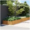 Image de Lit surélevé de jardin 579 x 100 x 36 cm acier corten