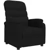Image de Vidaxl fauteuil inclinable noir tissu